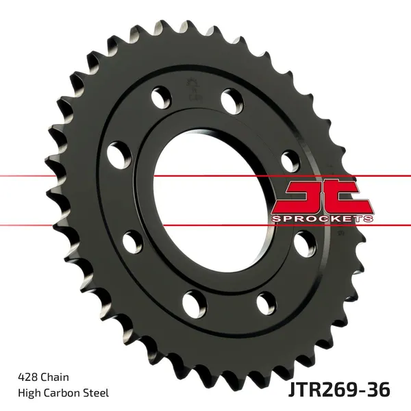 JT SPROCKETS Rear Sprocket Black -0