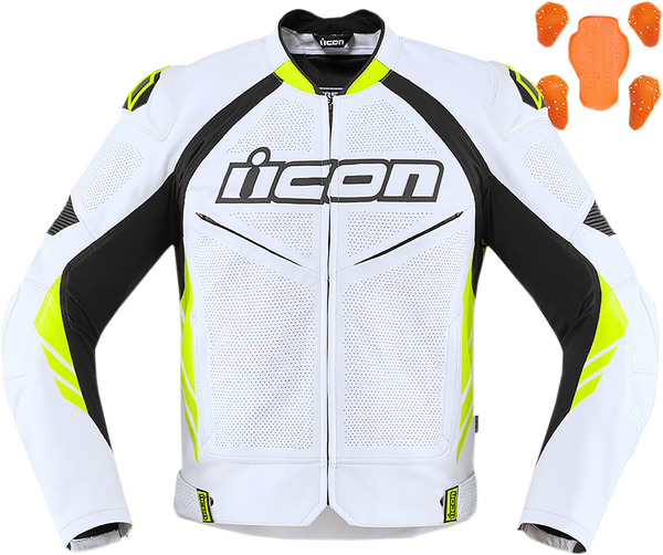 Geaca Piele Icon Hypersport 2 Prime™ Black XL, 2, nordicamoto.ro