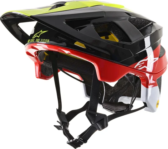 Casca MTB Alpinestars Vector Tech Glossy Black/Fluo Yellow/Red S, 1, nordicamoto.ro