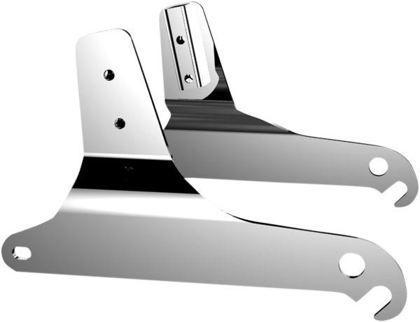 Sissy Bar Side Plates Silver, 2, nordicamoto.ro