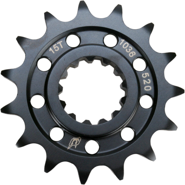 Lightweight Steel Sprocket Black, Zinc, 1, nordicamoto.ro