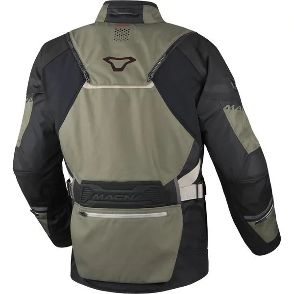 Geaca textil impermeabila touring/adventure MACNA AIR HYBRID 2.0 XXL Gri/Negru/Rosu, 3, nordicamoto.ro