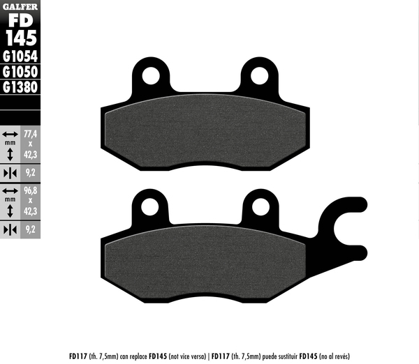 Brake Pad Orcanic, 1, nordicamoto.ro