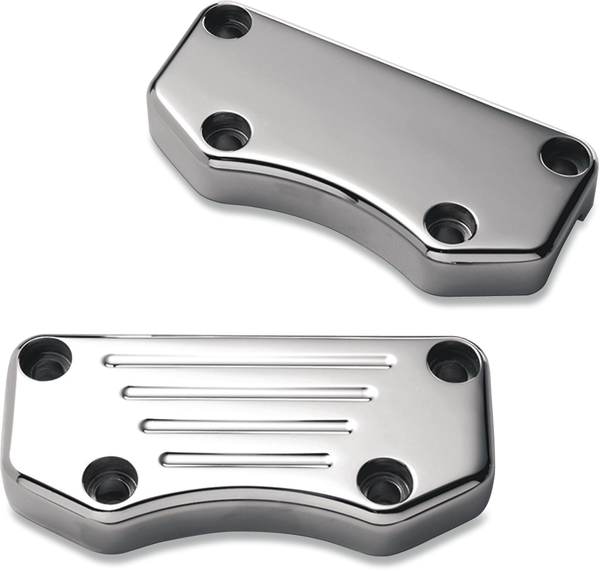 Billet Aluminum Top Handlebar Clamp Silver, 1, nordicamoto.ro
