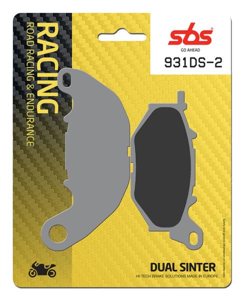 Ds Racing Dual Sintered Brake Pads, 1, nordicamoto.ro