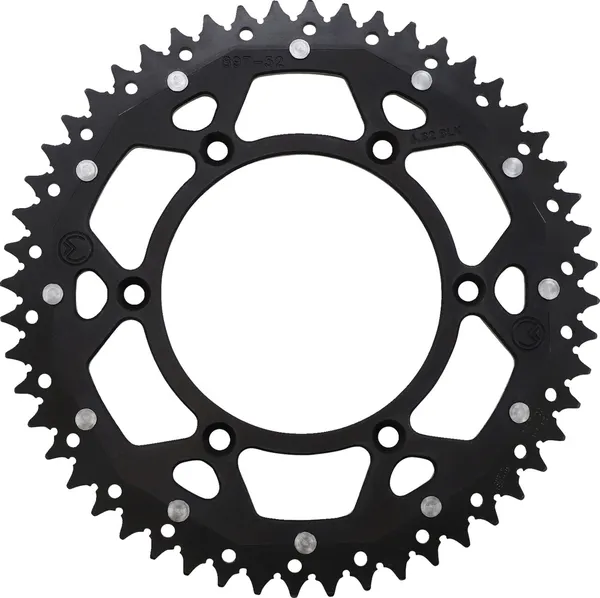 MOOSE RACING Dual Sprocket Black 