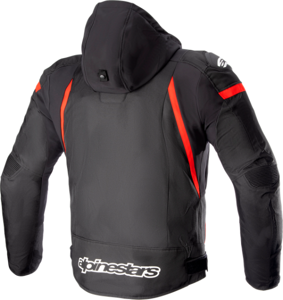 Geaca Moto Alpinestars Zaca Waterproof Black/Red/White-4