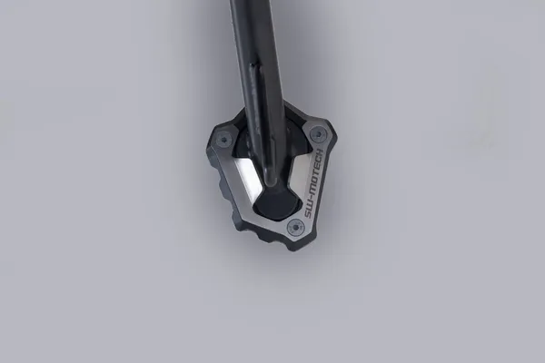 Sidestand Foot Extension Black, Silver -1
