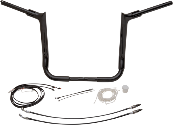 1-1/2(r) Ez Install Pointed Top Handlebar Kit Black, 1, nordicamoto.ro