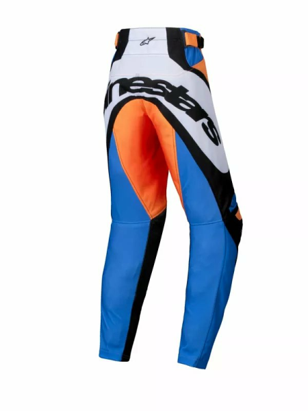 Pantaloni Copii Alpinestars Racer Melt Blue/Orange-0