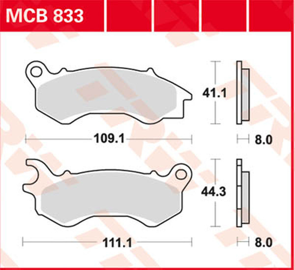 Plăcuțe de frână ceramice din seria Ec, 1, nordicamoto.ro
