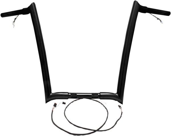 Pre-wired Monkey Bar Handlebar Black, 1, nordicamoto.ro