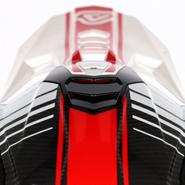 Casca Acerbis Airstrike-C Alb/Rosu-7