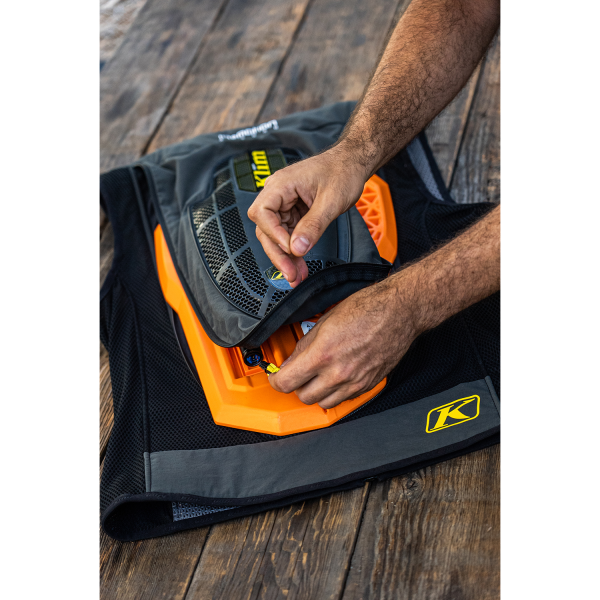 Protectie Spate Klim Compatibil cu Airbag Vest D3O Level 2 Orange-0