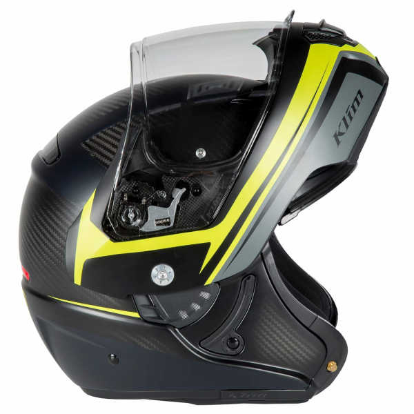 Cască Modulară Klim TK1200 Karbon ECE/DOT Gloss White-36