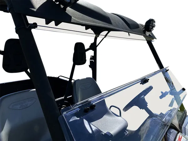 Deluxe Full Folding Windshield Clear -2