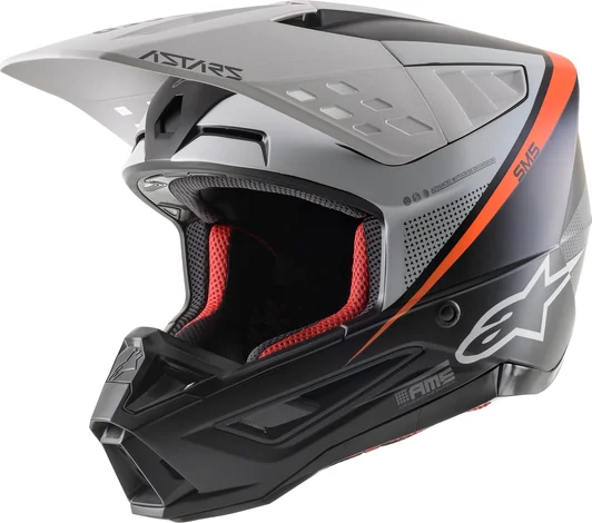 Casca Alpinestars Supertech M5 Rayon MX Blue/White M, 11, nordicamoto.ro