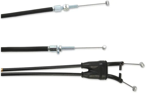 MOOSE RACING Black Vinyl Throttle Cable Black -0