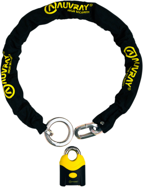 Chain Lock K Block Black, Yellow, 1, nordicamoto.ro