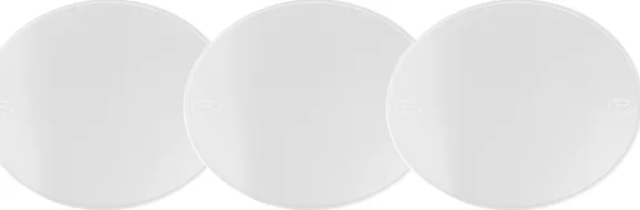 Oval Number Plate White, 1, nordicamoto.ro