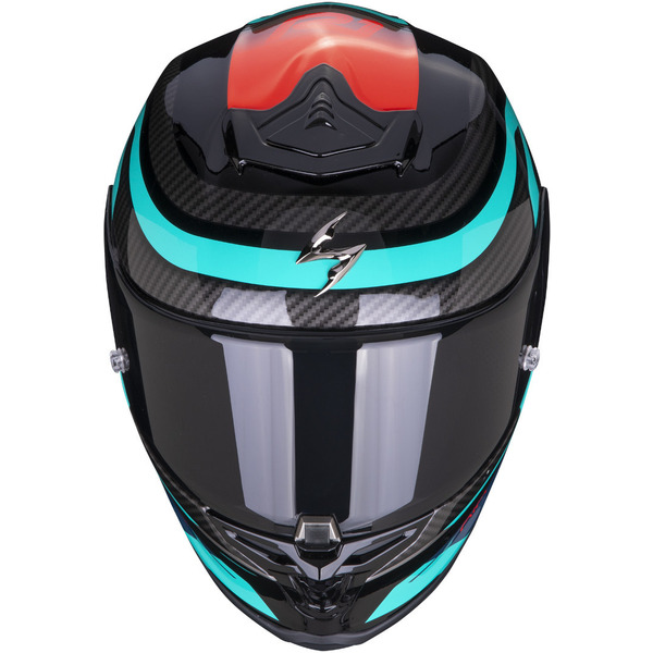 Casca integrala sport SCORPION EXO-R1 EVO AIR VATIS Negru / Albastru / Galben XL, 4, nordicamoto.ro