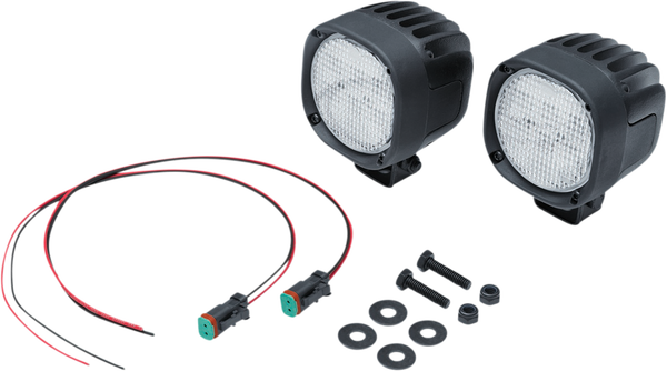 Lodestar High-output Driving Lights Black, 4, nordicamoto.ro