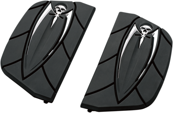 Driver And Passenger Floorboard Covers Black, 1, nordicamoto.ro