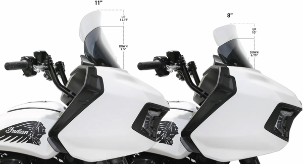Flare Indian Windshield Gray, 2, nordicamoto.ro