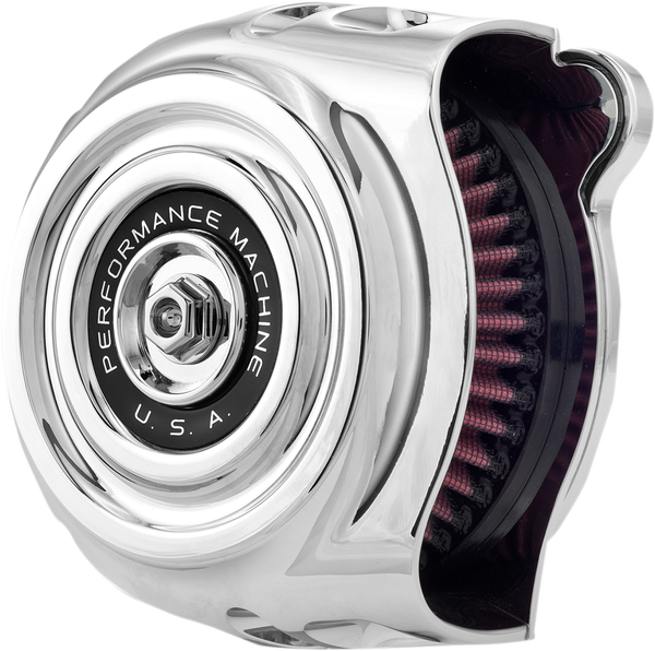 Vintage Air Cleaner Silver, 1, nordicamoto.ro