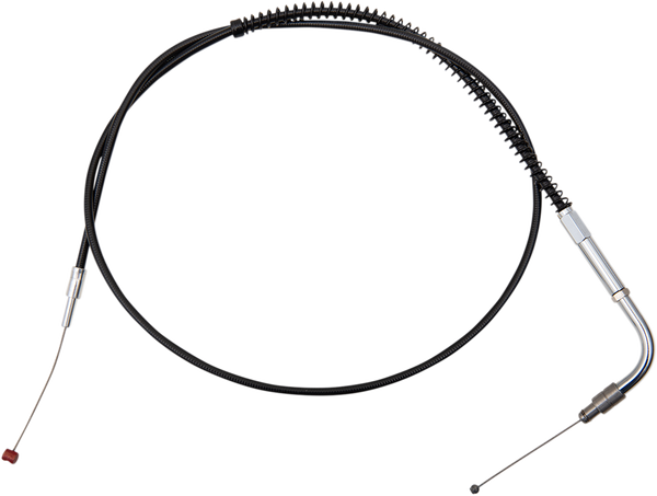 Black Vinyl Throttle/idle Cable Black +152 mm (6''), 1, nordicamoto.ro