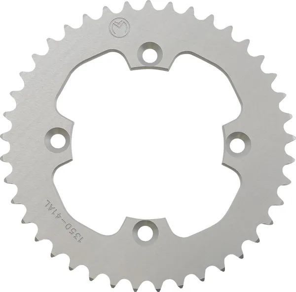 MOOSE RACING Aluminum Rear Sprocket Atv Silver -0