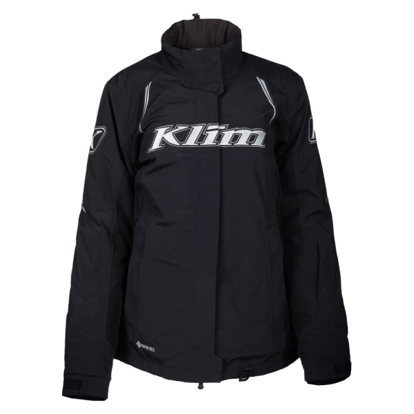 Geaca Snowmobil Dama Klim Strata Black/Metallic Silver Insulated-0