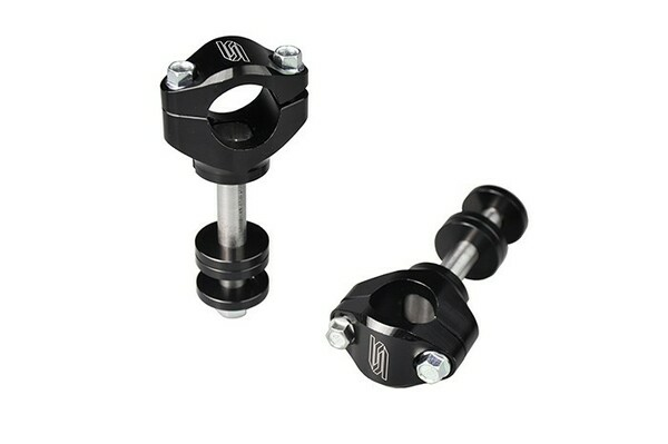 Bar Mounts For Oem Triple Clamps Black, Silver -0
