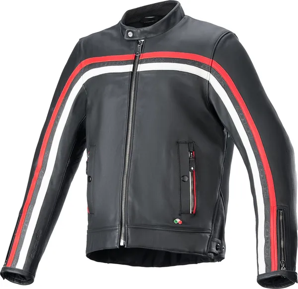 Geaca Piele Alpinestars Dyno Black-2