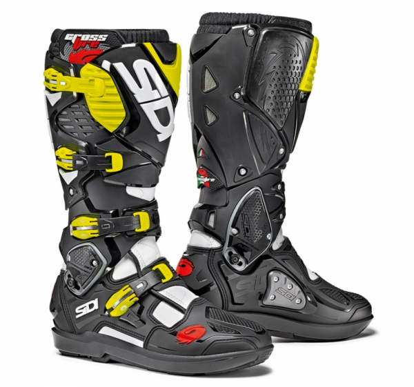 CIZME SIDI CROSSFIRE 3 SRS Black/White/Yellow Fluo