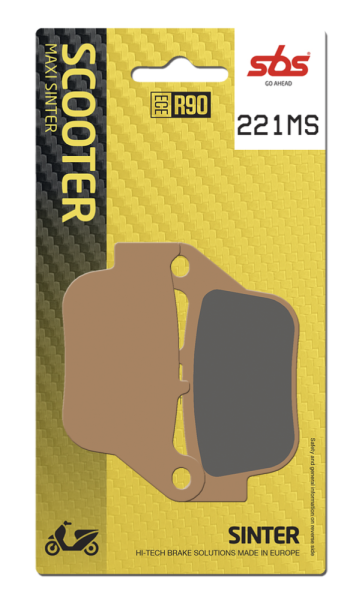 Ms Scooter Maxi Sintered Brake Pads, 2, nordicamoto.ro