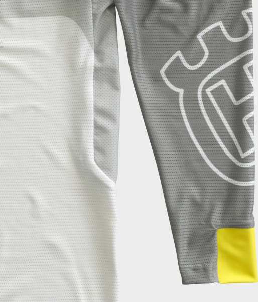 Tricou Copii Husqvarna Railed Grey/White-1