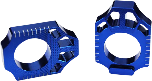 Axle Blocks Blue, Anodized