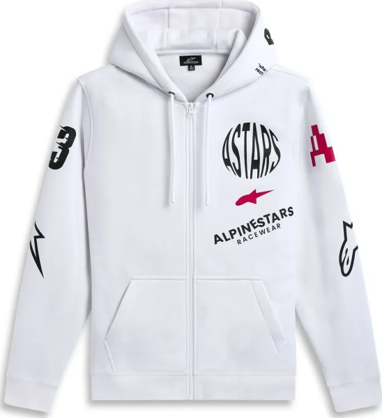 Alpinestars Variegate Zip Hoodie White -9b5da2deda71313d5bd746f20d149bb1.webp