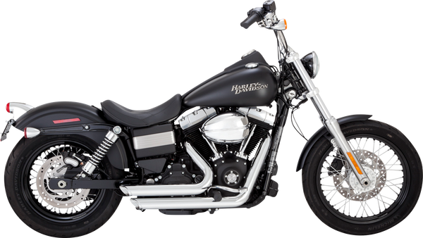 Shortshots Staggered Exhaust Systems Chrome, 2, nordicamoto.ro