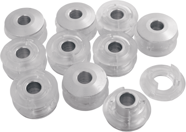 Premium Fuel Tank Mounting Bushings Silver, 1, nordicamoto.ro