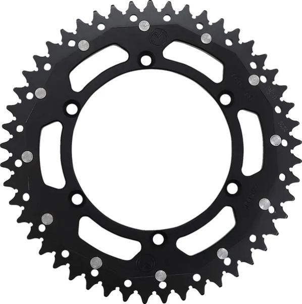 MOOSE RACING Dual Sprocket Black -0