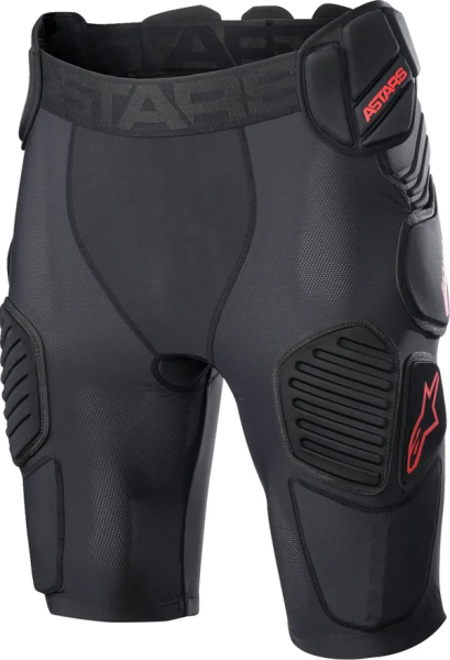 Pantaloni scurti protectie Alpinestars Bionic Pro Black/Red-2