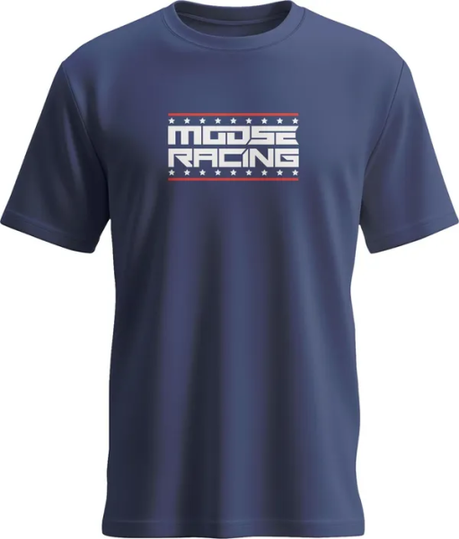 Tricou MOOSE RACING All-american Blue-0