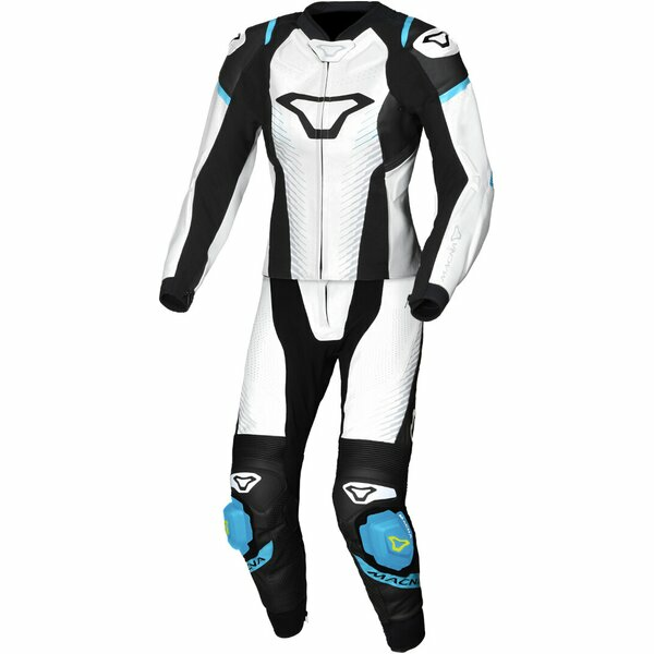 Combinezon de piele dama 2 piese MACNA TRONNIQ Negru 40-8