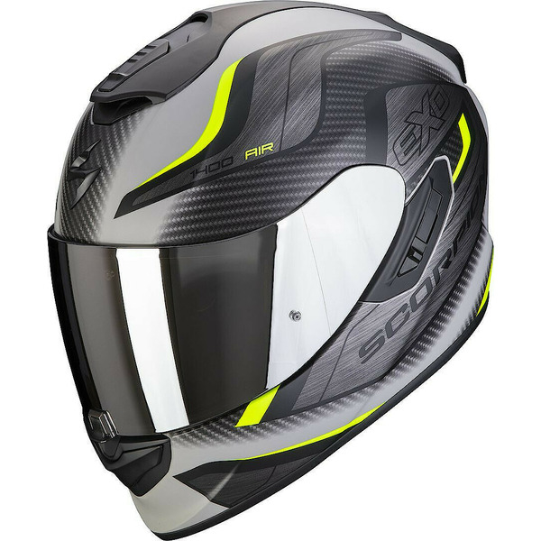 Casca integrala sport/touring SCORPION EXO-1400 EVO AIR ATTUNE Negru/Gri/Rosu XXL, 6, nordicamoto.ro