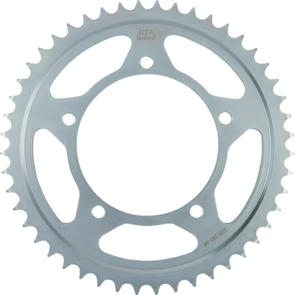 JT SPROCKETS Pinion spate din oțel, culoare naturală, 1, nordicamoto.ro