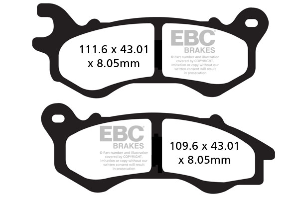 Scooter (r)sfa(r) Brake Pads, 1, nordicamoto.ro