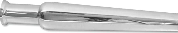 Bell-end Megaphone Muffler Chrome