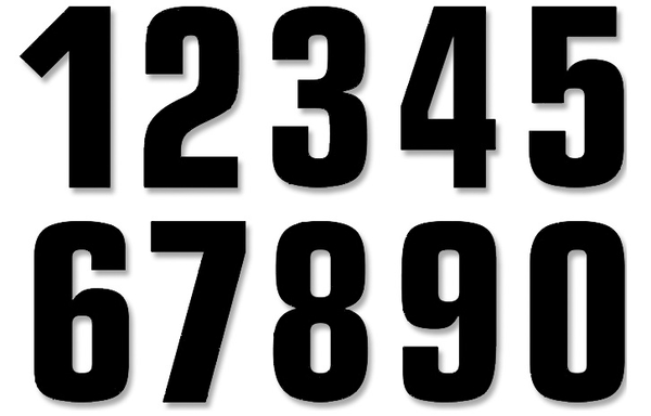 Number Kit Black, 1, nordicamoto.ro